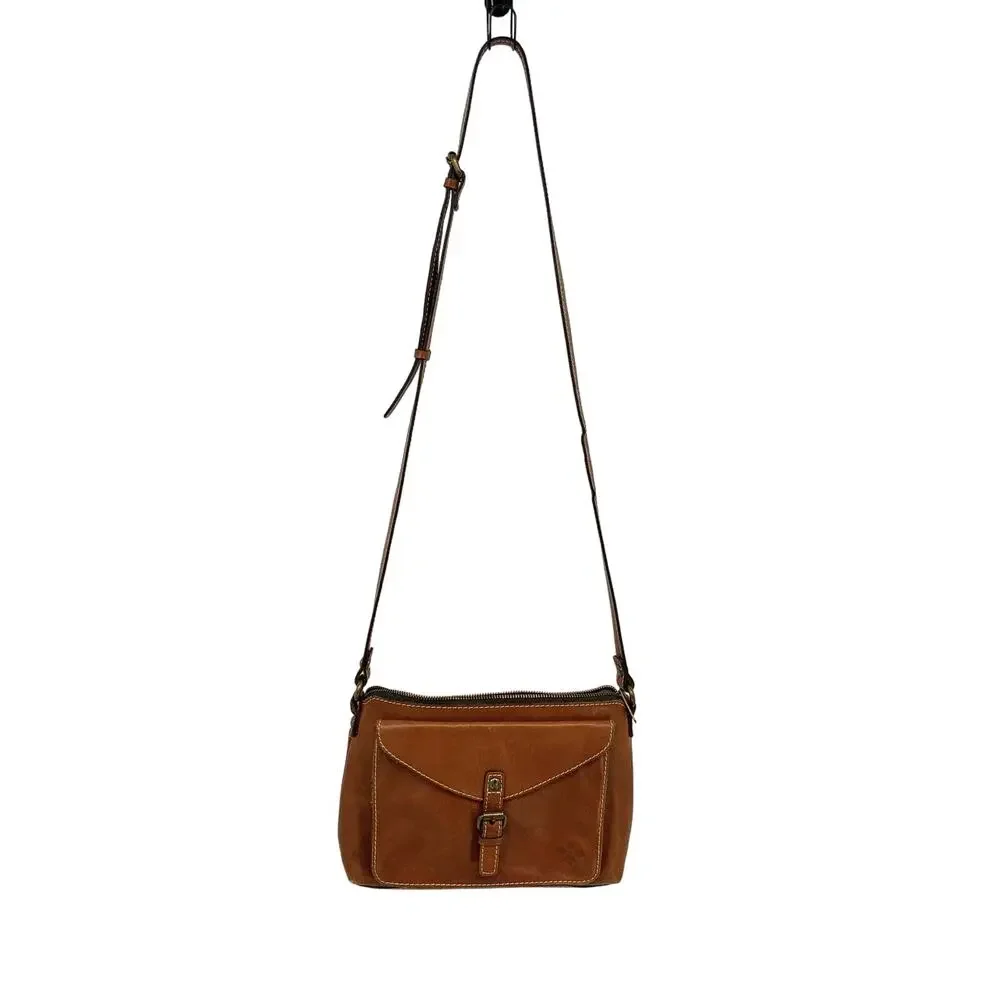 Patricia Nash Kirby East West Leather Crossbody Bag